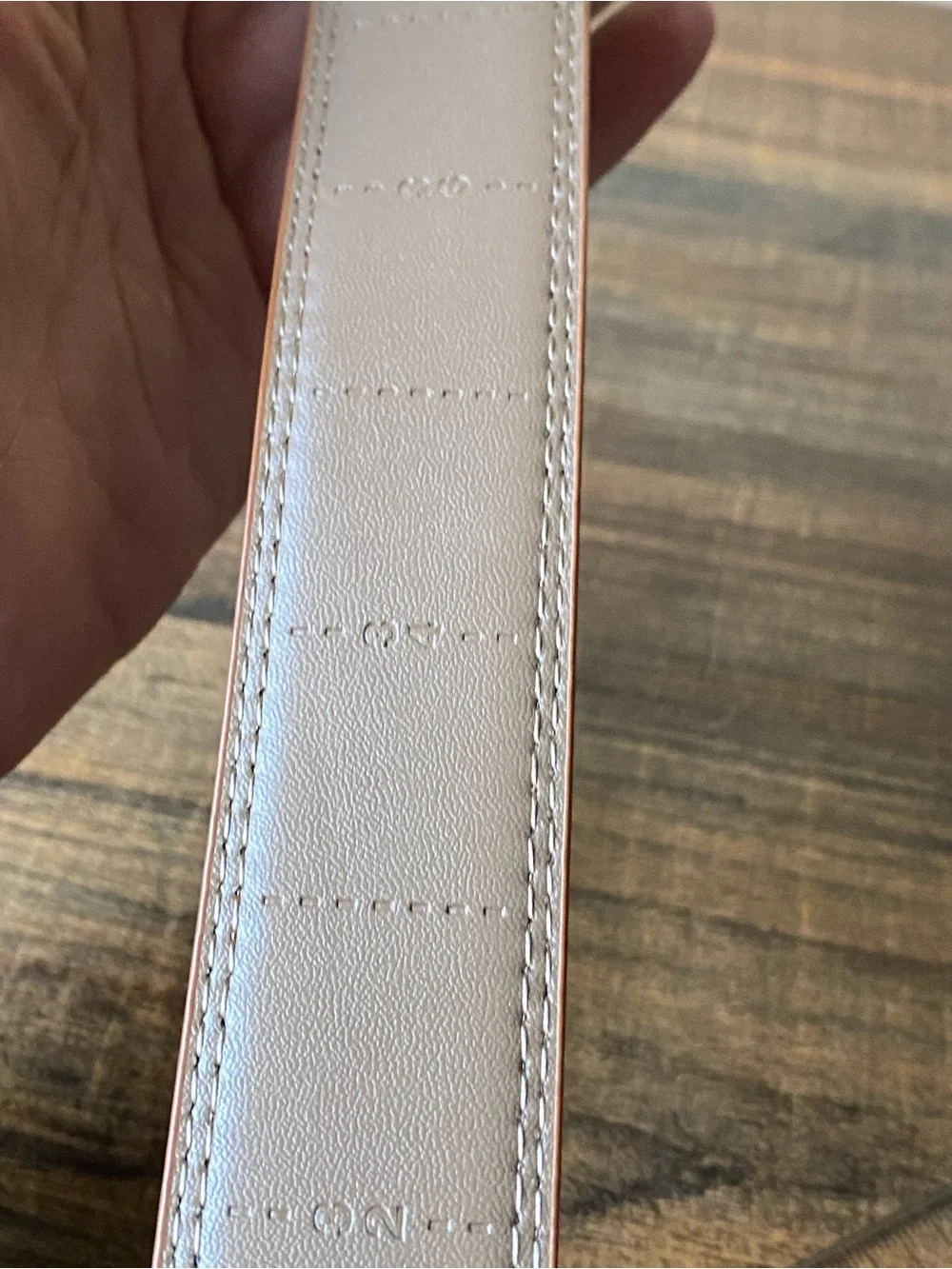 Cognac Leather Belt, 38”